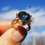 Blue Topaz Copia Ring