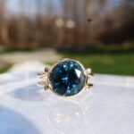 Blue Topaz Copia Ring