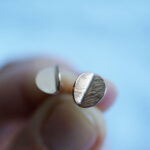 Yellow Gold-Filled Eucalyptus Mini Studs