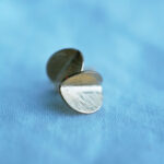 Yellow Gold-Filled Eucalyptus Mini Studs