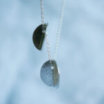 Sterling Silver Eucalyptus Double Pendant