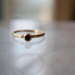 Black Sapphire Wabi-Sabi Ring