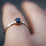 Blue Sapphire Crown Jewel Ring