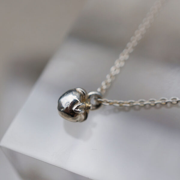 Silver Apple Pendant