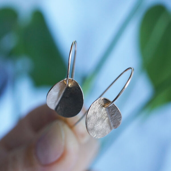 Yellow Gold-filled Eucalyptus Earrings